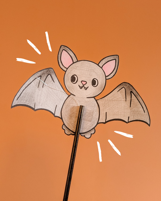 Printable: Vliegende vleermuis