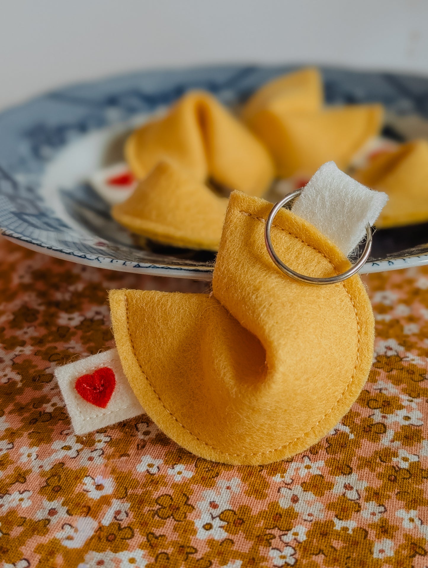 Fortune cookie sleutelhanger