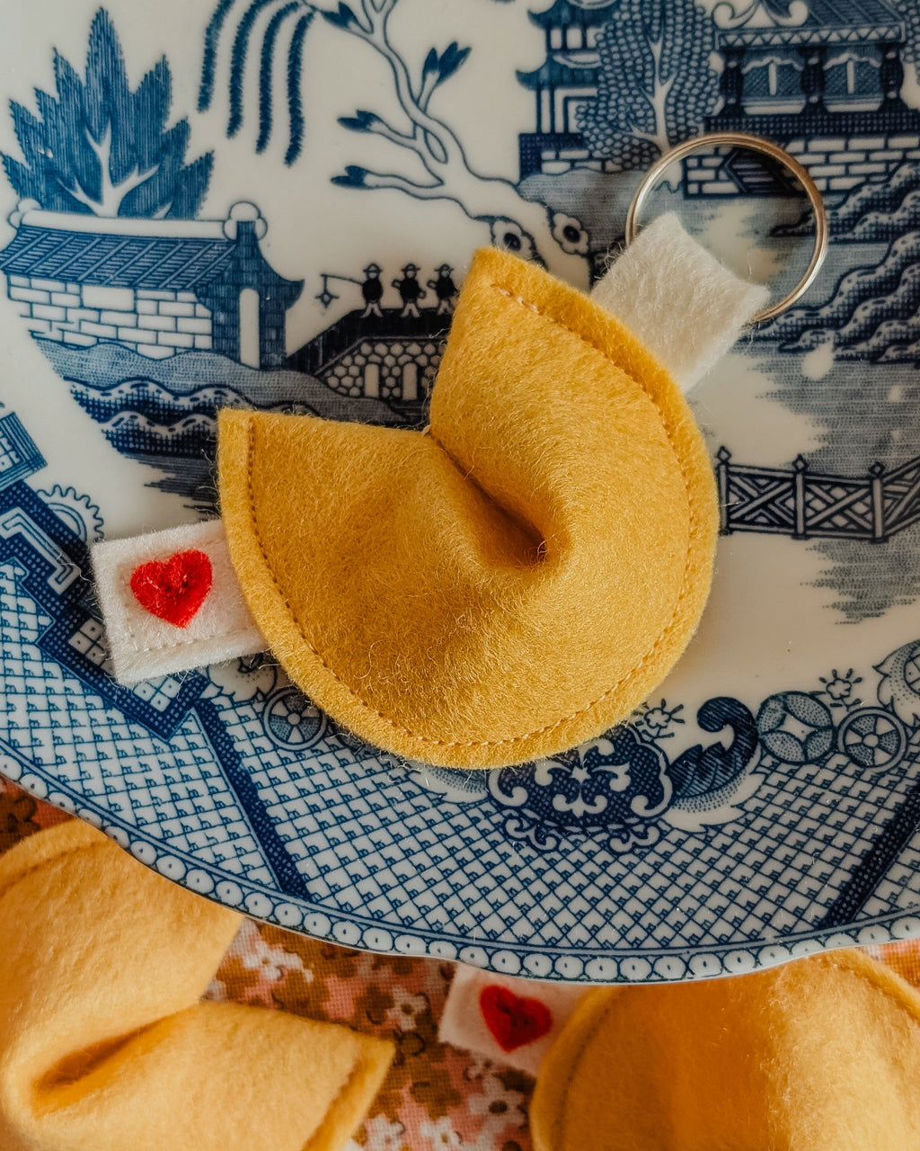 Fortune cookie sleutelhanger