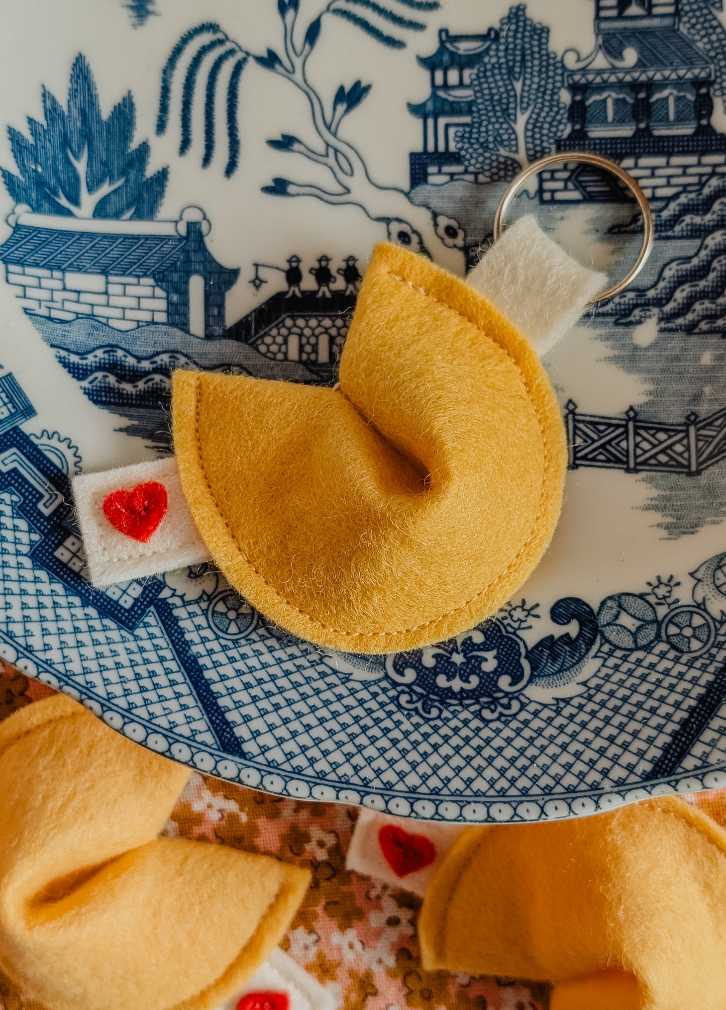 Fortune cookie sleutelhanger