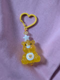 Cutiebear 'yellow sun' white glowie
