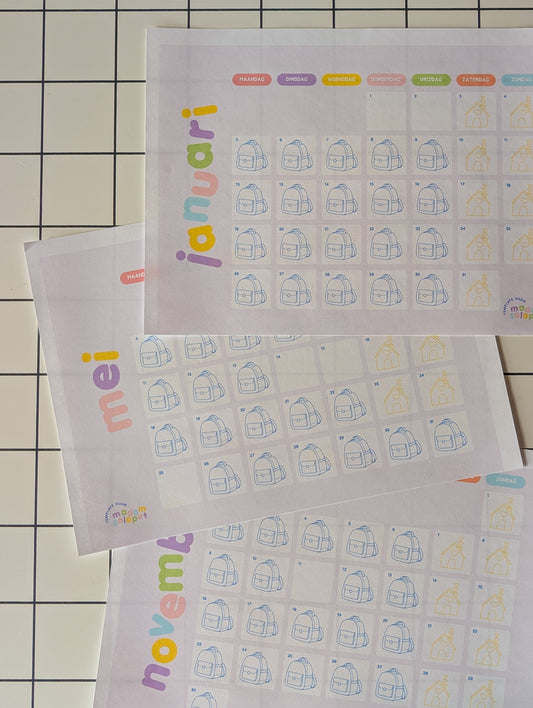 Printable: 2026 jaarkalender