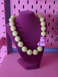 Cutiebear ketting 'yellow cupcake'
