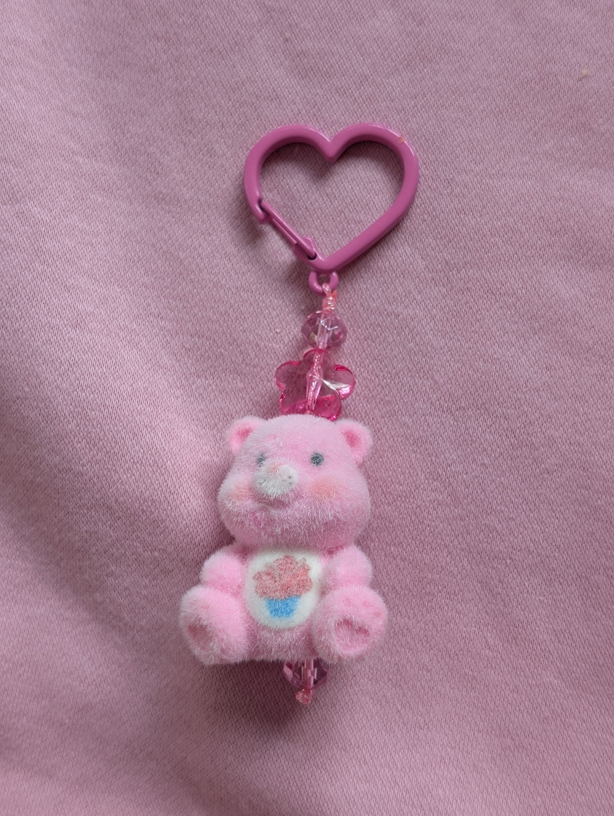 MANKEERBEER Cutiebear 'cupcake' pink fuzzie