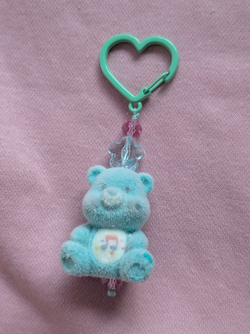 MANKEERBEER Cutiebear 'music' blue fuzzie