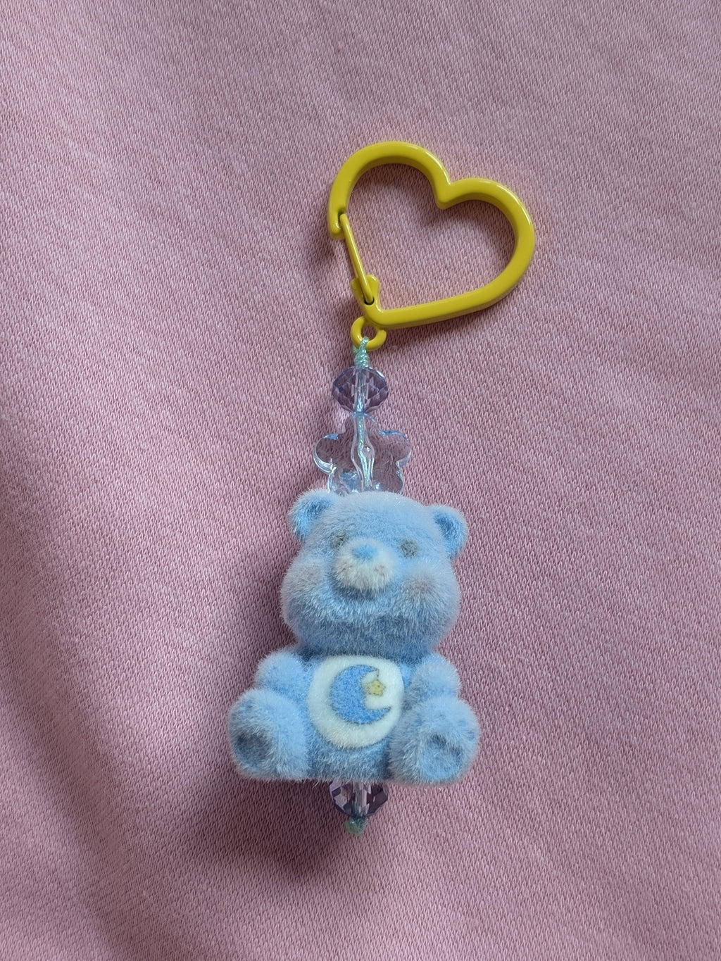 MANKEERBEER Cutiebear 'moon' blue fuzzie
