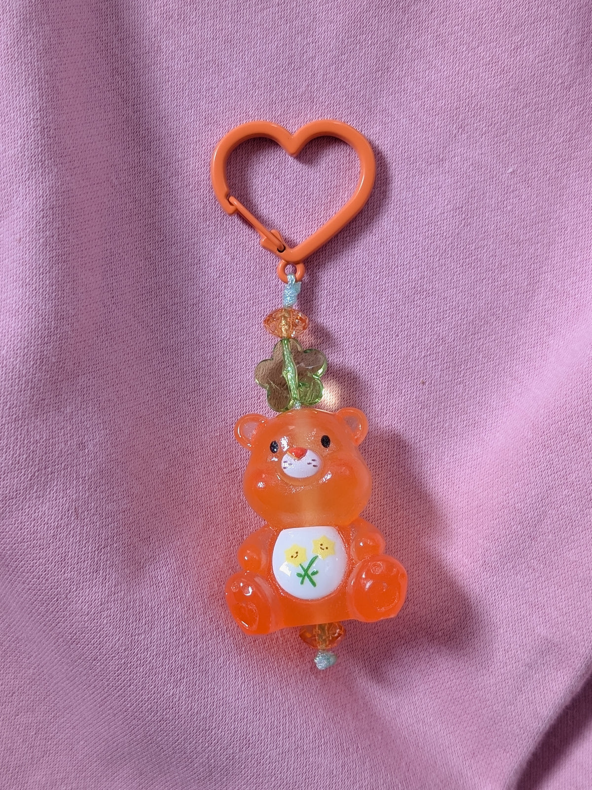 Cutiebear 'orange flower' glowie