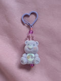 Cutiebear 'rainbow' purple fuzzie