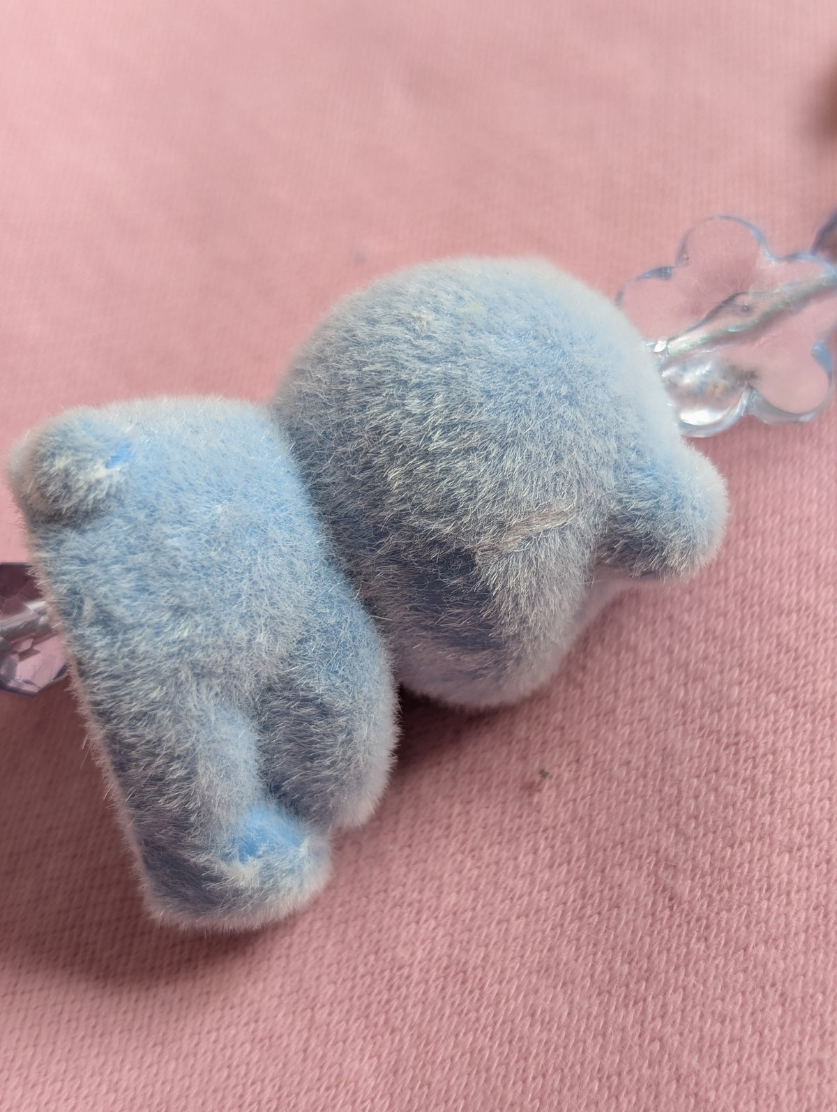 MANKEERBEER Cutiebear 'moon' blue fuzzie 2