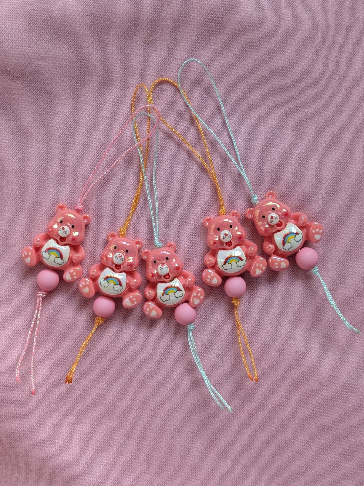 Cutiebear gelukspoppetje 'red rainbow'