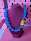Cutiebear ketting 'blue sun'