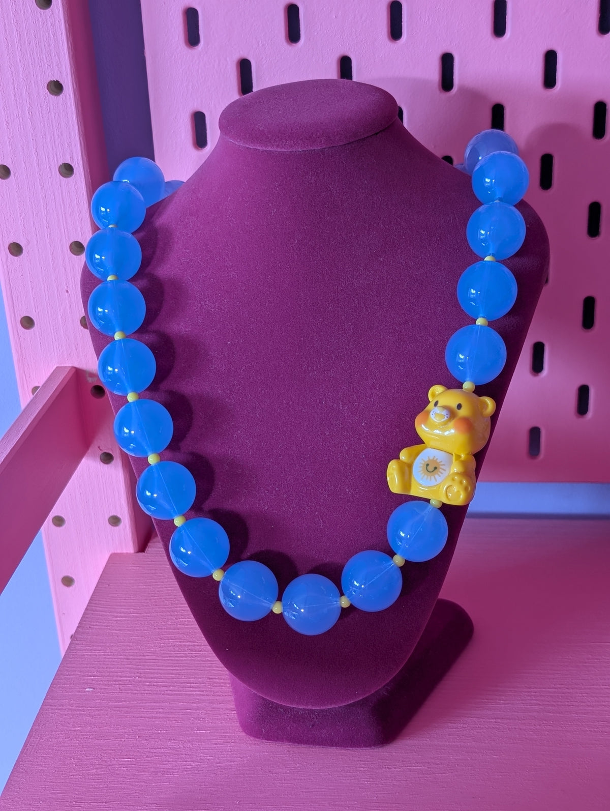 Cutiebear ketting 'blue sun'