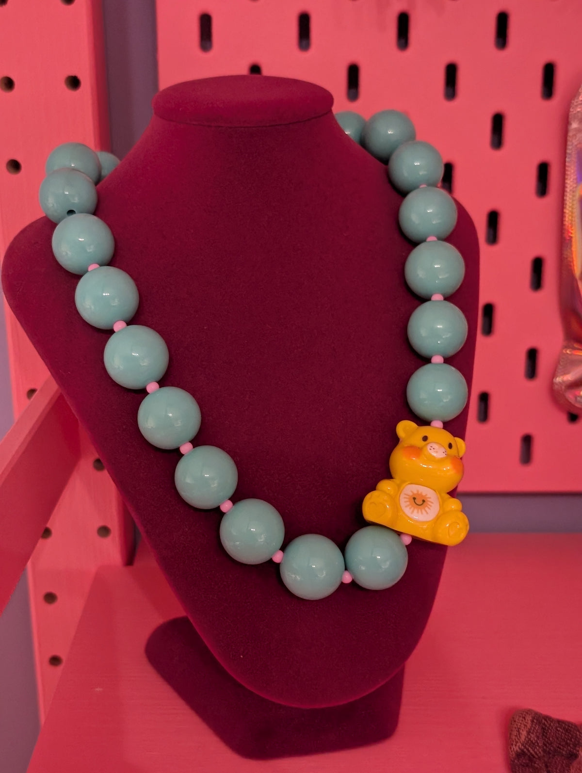 Cutiebear ketting 'turquoise sun'