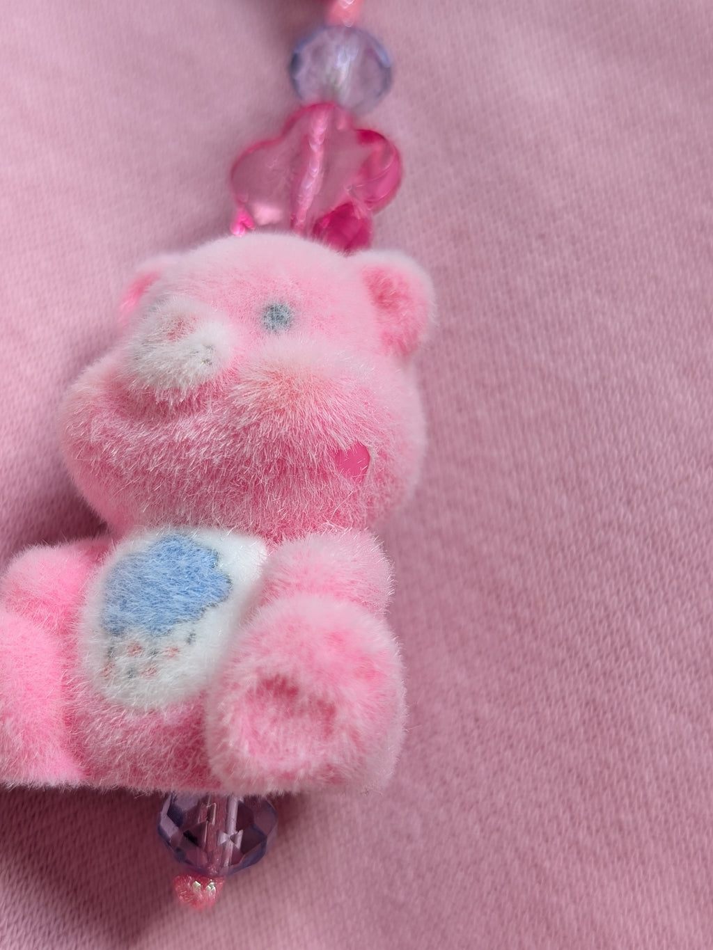 MANKEERBEER Cutiebear 'cloud' pink fuzzie