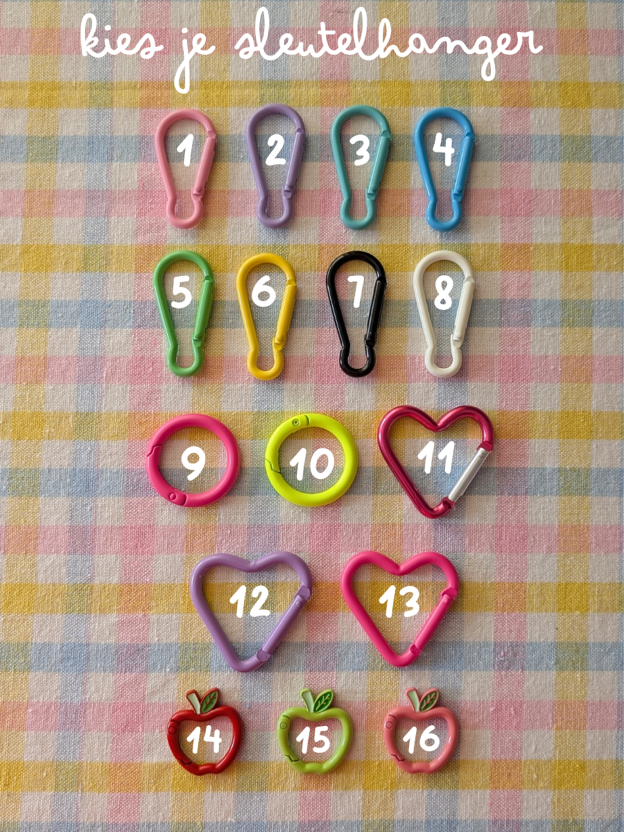 Gepersonaliseerde sleutelhanger 'Initial' (PRE-ORDER)
